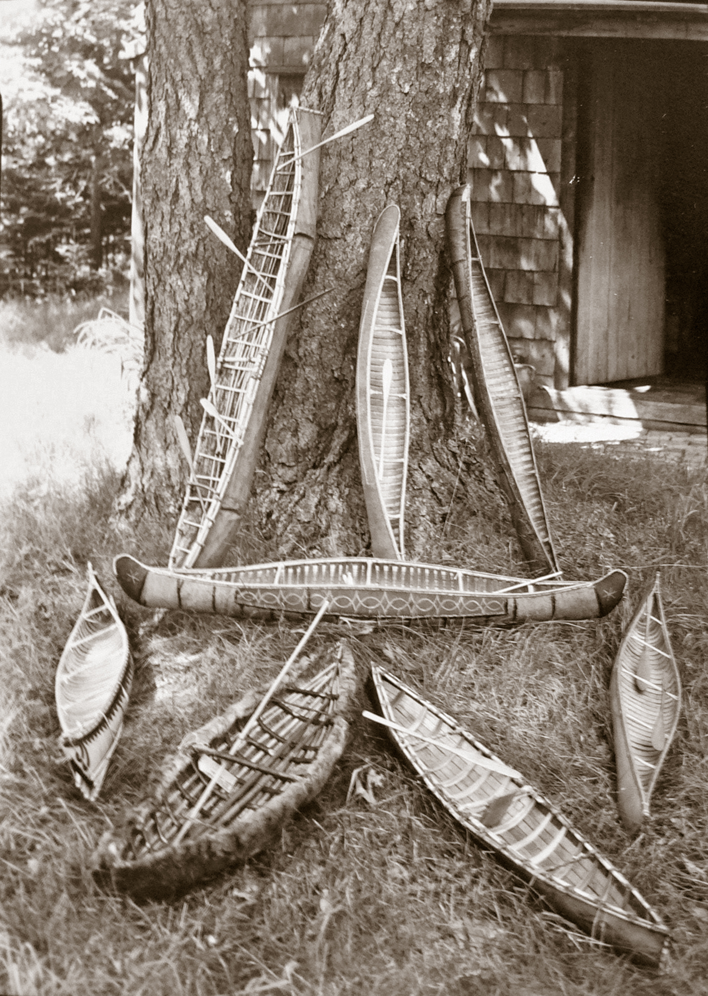 Tappan Adney's Model Canoes